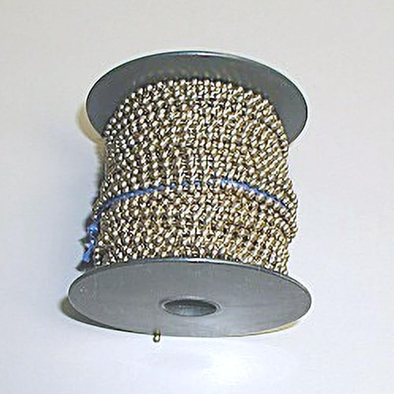 Lucky Line Nickel-Plated Steel (No. 6) Ball Chain Spool, 100-Feet (31700) - Image 2